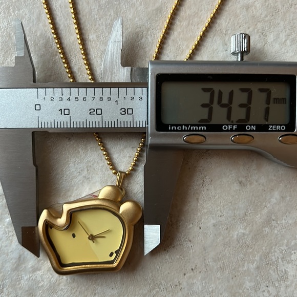 DISNEY (COLIBRI) KREMENTZ WINNIE THE POOH HEAD SHAPED PENDANT # PLP10001 - Picture 3 of 4